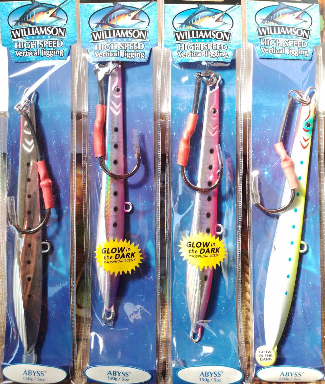 WILLIAMSON VERTICAL JIG ABYSS SPEED JIG ASJ150 g / 5 OZ