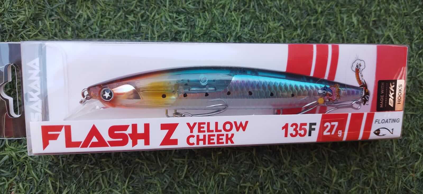 SEÑUELO SAKANA FLASH Z 135F YELLOW CHEEK